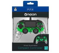 CONTROLLER NACON WIRED PS4 LUMINOSO COMPACT LIGHT EDITION LED VERDE PAD NUOVO
