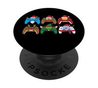 Controller natalizi Teen Boys Christmas Gamer PopSockets PopGrip Adesivo