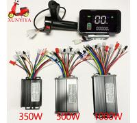 Controller onda sinusoidale motore brushless 36V 48V 60V 64V 350/500/1000W 25A con display LCD della velocità e acceleratore per e-bike e-motorcyc