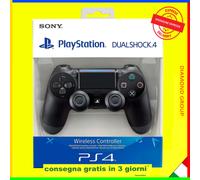 CONTROLLER ORIGINALE NERO X SONY PLAYSTATION 4 PS4 DUALSHOCK JOYPAD V2 JET BLACK