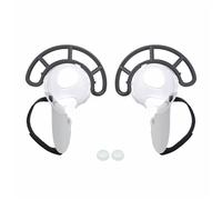 Controller Paraurti manica Adatto per Meta Quest 3 Maniglia Paraurti anti-collisione Anello coperchio di protezione per Meta Quest 3 Accessori (White)