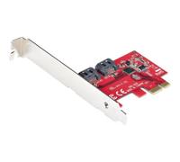 StarTechcom Scheda PCI Express SATA - Scheda Espansione PCIe SATA 2 Porte 6Gbps - Profilo Standard/Basso - Adattatore/Controll