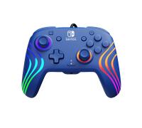 Controller cablato PDP Afterglow Wave Blue per Nintendo Switch/OLED