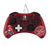 Pdp Rock Candy: Mario Punch Rosso, Traslucido Usb Gamepad Analogico /digitale Nintendo Switch, Nintendo Switch Lite, Nintendo Switch Oled