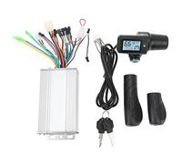 Controller per Bici Elettrica Kit 500W con Schermo LCD Manopola Acceleratore Mezzo Gas e Blocco Compatibile con 36V 48V Moto Senza Spazzole Manubrio 22.5mm