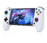 Controller per cellulare, Turbo Bluetooth, per iPhone, Android con effetto rifugio, senza zone morte, compatibile con PS Remote Play/Xbox Cloud, bianco