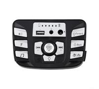 Controller per cruscotto auto elettrica, 12 V 24 V, pannello console per auto con musica e lettore di storie, monitor di alimentazione multifunzionale e interruttore di controllo, per passeggino (C 12