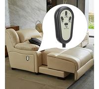 Controller per Divano Elettrico Controller per Interruttore Manuale Durevole a 4 Pulsanti per Poltrona Reclinabile a Doppio Motore Funzionamento Facile (Testa Dritta)