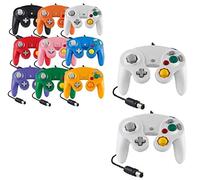 Controller per Game Cube bianco e switch con cavo Gamepad Joypad (bianco)