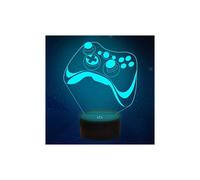 Controller per gamepad PS4 / PS5 / PS3 Luce notturna 3D Lampade da scrivania con cambio colore a 16