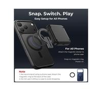 Controller per Giochi Mobile, Controller Portatile, Emulatore Retrò Tascabile, Gamepad L Joystick Turbo Pro Gaming