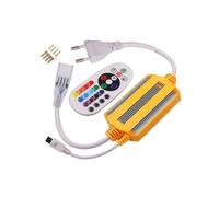 Controller per Strisce LED RGB da 1500 W con Dimmer A 16 Colori, Telecomando Wireless IR-24 Tasti, Spina UE, IP68 Impermeabile