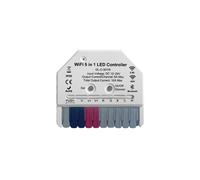 Controller per Strisce Luminose A LED WiFi 5 In 1, App Tuya, Controllo Vocale e Telecomando RF 2.4G Supportato, Ideale per L'Illuminazione Domestica