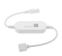 Controller per Striscia LED Rgb Cw, 4 Pin Dc, Controllo smart | Controllo Wireless, Preset Scena, per Strisce LED e Luci Decorative, Bianco Plastico 30x2,5x1cm