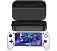 Controller per telefono per iOS/Android con custodia protettiva per il trasporto, controller da gioco mobile con luce LED, joystick aggiornati, batteria, turbo, manopole per il pollice, gamepad da