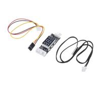 Controller per ventola digitale a 4 fili da 12 V 3 A con display LCD Temp Spegnimento automatico e design compatto Regolatore di controllo della temperatura DC8-16V