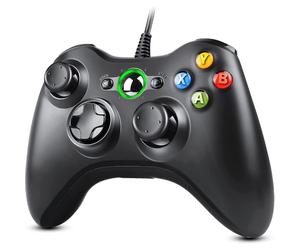 Controller per Xbox 360, joystick USB cablato, nessuna parola chiave promozionale