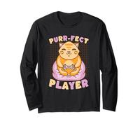 Controller Player Cat Gamer Kitty Perfetto Maglia a Manica
