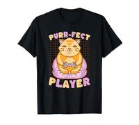 Controller Player Cat Gamer Kitty Perfetto Maglietta