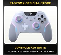 Controller potenziato per gamepad wireless EasySMX X20 compatibile con PC/NS/TV/telefono/laptop, micro trigger Hall Joystick effetto RGB