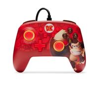 Controller PowerA Enhanced per Nintendo Switch e Switch OLED Rosso USB Cablato