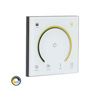 Controller Regolatore a Parete Touch per Striscia LED 12/24V DC CCT