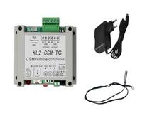 Controller remoto GSM Controller di accesso all'interruttore di 2 uscite relè con avviso di interruzione di corrente del sensore di temperatura(Kit4)