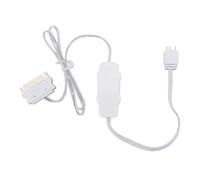 Controller Remoto per Strisce Luminose RGB, Controller ARGB 5 V 3 Pin Alimentatore SATA Controller Remoto per Strisce Luminose per Ventole PC Raffreddatori Accessori PC (WHITE)
