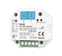 Controller RF a DALI DA-M Convertitore 2.4GHz per LED Compatibile RGB RGBW CCT D