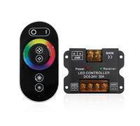 Controller RGB color box 5-24v full touch telecomando a 6 tasti ad alta potenza 30A colorato