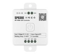 Controller RGB indirizzabile DC5V-24V per effetti di illuminazione fai da te con controllo app, modalità musica, personalizzazione statica del colore e sincronizzazione gruppo multi-dispositivo