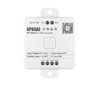 Controller RGB indirizzabile DC5V-24V per effetti di illuminazione fai da te con controllo app, modalità musica, personalizzazione statica del colore e sincronizzazione gruppo multi-dispositivo