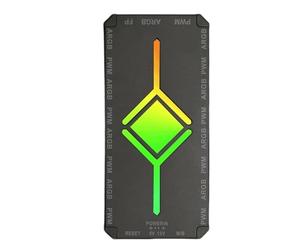 Controller RGB per PC, 5 V ARGB, Adattatore Splitter Magnetico - Controller LED RGB per Case del PC, per casa, Sala Giochi, scrivania, Sala Giochi, Feste, Camera da, Uomini e Donne