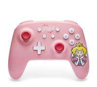 Controller Senza Fili PowerA per Nintendo Switch - Princess Peach Rosa, Modello OLED, Lite, Gamepad, Bluetooth, Comandi di Movimento, Licenza Ufficiale