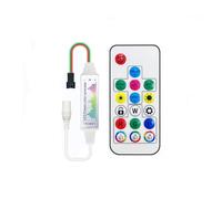 Controller Sinfonico a 17 tasti Mini Controller Sinfonico Ritmico Musicale Lampada LED a bassa tensione con controller LED dimmer(WM-HC011ARF17keyDChead)