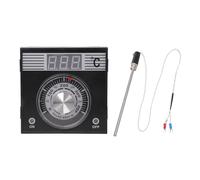 Controller sonda temperatura Display digitale Texture Termocoppia per prevenzione cortocircuiti a microonde Termostato per forno con display digitale