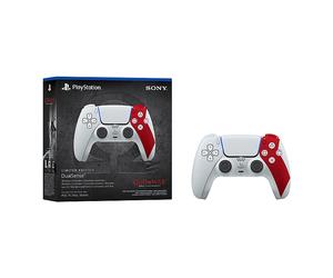 CONTROLLER SONY PS719021063, con cavo e wireless, Bianco, Rosso