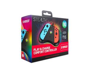Controller STEALTH Light-Up Play & Charge Comfort Compatibile con i controller Switch