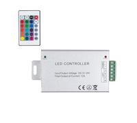 Controller Striscia LED RGB 12/24V, Dimmer con Telecomando IR 24 Pulsanti