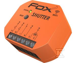 Controller tapparelle Wi-Fi da incasso 230V SHUTTER FOX WI-STR1S2-P