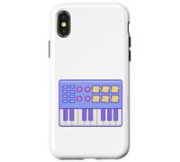 Controller tastiera MIDI - Sintetizzatore Retro Custodia per iPhone X/XS