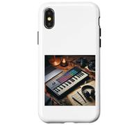 Controller tastiera MIDI - Sintetizzatore Retro Custodia per iPhone X/XS