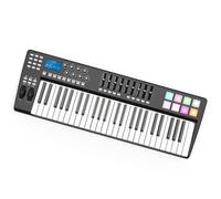 Controller tastiera USB portatile a 49 tasti Display LED retroilluminato colorato 8 RGB con cavo USB Portatile Pianoforte Elettronico