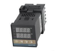Controller Temperatura PID REX-C100 Relay 0-400℃ | PID adattivo, riduzione sovraelongazione, tempo regolazione breve, display digitale chiaro, tuning automatico