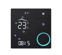 Controller Temperatura WiFi per Caldaia e Radiante Controller(3A-black) | Controllo remoto via app, compatibile riscaldamento e acqua, risparmio energetico fino al 40%