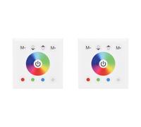 Controller touch panel RGB/RGBW da parete DC12V-24V bianco