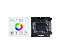 Controller touch sincrono a 86 pannelli RGB dimmer ad alta potenza 30A LED cavo di rete sincronizzazione della porta di rete(RGBWC)