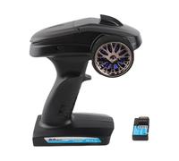Controller trasmettitore RC 2.4G a 3 canali, T 8196A Trasmettitore radio remoto professionale RC con ricevitore RX G3 Trasmettitore radio digitale per cingolato cisterna per auto