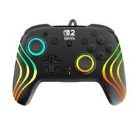 Turtle Beach Afterglow Wave Nero Controller da gaming RGB cablato con licenza ufficiale per Nintendo Switch 2