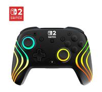 Turtle Beach Afterglow Wave Nero Controller da gaming RGB wireless con licenza ufficiale per Nintendo Switch 2